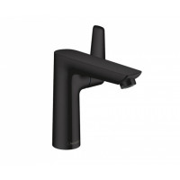 Смеситель для раковины Hansgrohe Talis E 150 со сливным гарнитуром черный матовый 71754670