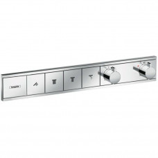 Термостат скрытого монтажа Hansgrohe RainSelect для 4 потребителей хром 15382000 Термостат скрытого монтажа Hansgrohe RainSelect для 4 потребителей хром 15382000