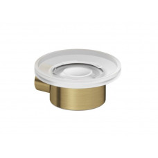 Мыльница Kludi Vela R 110x111x49 мм золото брашированное 58985N0 Мыльница Kludi Vela R 110x111x49 мм золото брашированное 58985N0