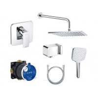 Душевой комплект 7 в 1 Kludi PureStyle 250х250/135х135 мм 406300575