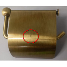 Держатель туалетной бумаги Bath Plus Old Brass с крышкой CA23692