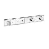 Термостат для душа Hansgrohe RainSelect на 4 потребителя белый хром 15357400