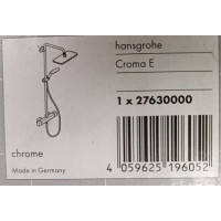 Душевая система Hansgrohe Croma E 280 1jet с термостатом 27630000