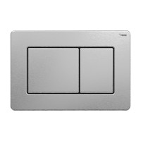 Панель смыва REHAU NOVA QUAD STEEL матовая нержавеющая сталь 19102701001