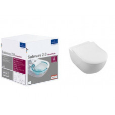 Унитаз подвесной Villeroy & Boch Subway 2.0 370x560 мм DirectFlush CeramicPlus альпийский белый 5614R2R1 Унитаз подвесной Villeroy & Boch Subway 2.0 370x560 мм DirectFlush CeramicPlus альпийский белый 5614R2R1
