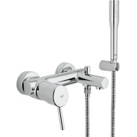 Смеситель для ванны GROHE Concetto New с душевым гарнитуром хром 32212001