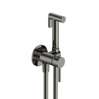 Комплект гигиенического душа AQUAMERIT Siena скрытый монтаж оружейная сталь AQM6217GM