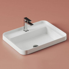 Раковина Artceram Fuori Scala 60х45 см встраиваемая с 1 отверстием белый TFL034 01 00 Раковина Artceram Fuori Scala 60х45 см встраиваемая с 1 отверстием белый TFL034 01 00