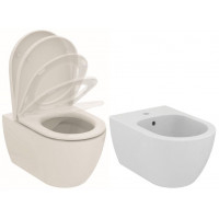 Комплект унитаз подвесной Ideal Standard Ellisse T569201 и сиденье T569301 TT929301