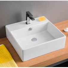 Раковина Artceram QUADRO 50х48 см 1 отв. белая QUL002 01 00 Раковина Artceram QUADRO 50х48 см 1 отв. белая QUL002 01 00