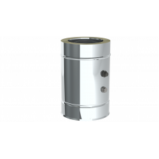 Труба Jeremias DW-eco 330 мм с двумя измерительными штуцерами 1/2 d=250 мм EDW543250