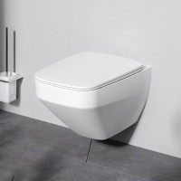Унитаз подвесной AM.PM Inspire V2.0 FlashClean с сиденьем микролифт белый матовый C50A1700MWSC