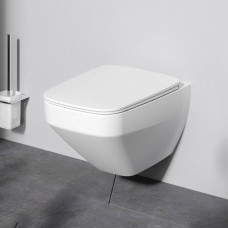Унитаз подвесной AM.PM Inspire V2.0 FlashClean с сиденьем микролифт белый матовый C50A1700MWSC Унитаз подвесной AM.PM Inspire V2.0 FlashClean с сиденьем микролифт белый матовый C50A1700MWSC