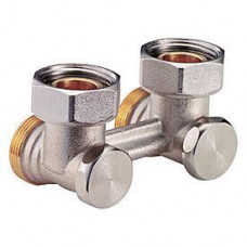 Узел нижнего подключения Giacomini R388 угловой H-образный 1/2 x 3/4 R388X012