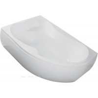 Ванна акриловая Aquanet Capri 170x110 L левосторонняя с каркасом и сливом-переливом 00205345