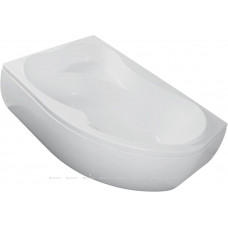 Ванна акриловая Aquanet Capri 170x110 L левосторонняя с каркасом и сливом-переливом 00205345