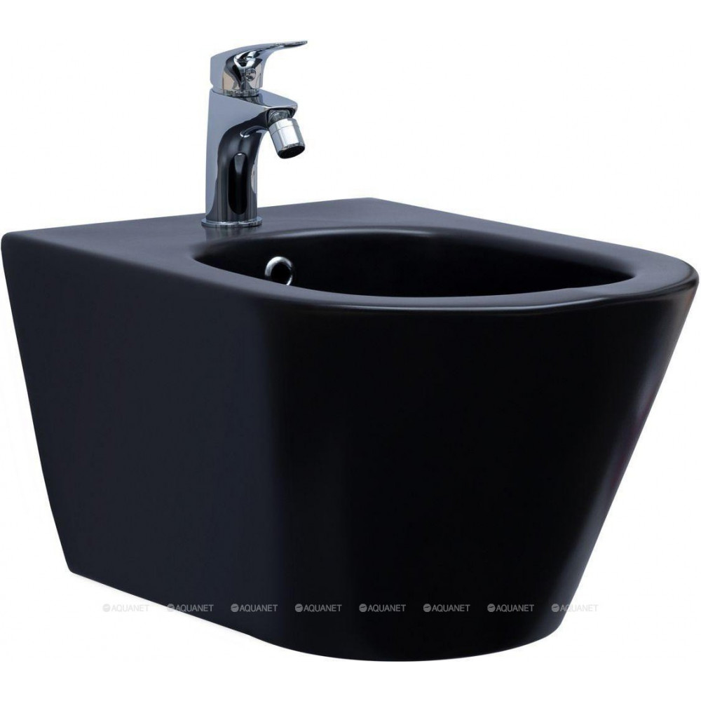 Биде подвесное Aquanet Lake 530х335 мм черный матовый LAKE-B2B