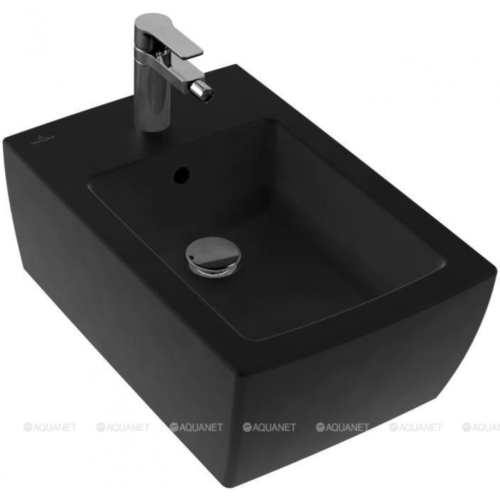 Биде подвесное Villeroy & Boch Memento 2.0 375x560 мм Ebony CeramicPlus 443300S5