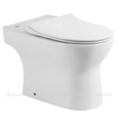 Чаша напольного унитаза BelBagno STEAM P-trap с сиденьем BB130CPR/SC