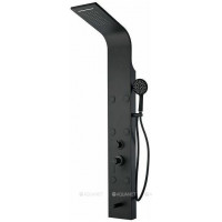 Душевая панель Aquanet Galaxy Black с изливом и верхним душем AP40-05
