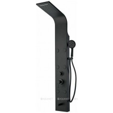 Душевая панель Aquanet Galaxy Black с изливом и верхним душем AP40-05 Душевая панель Aquanet Galaxy Black с изливом и верхним душем AP40-05