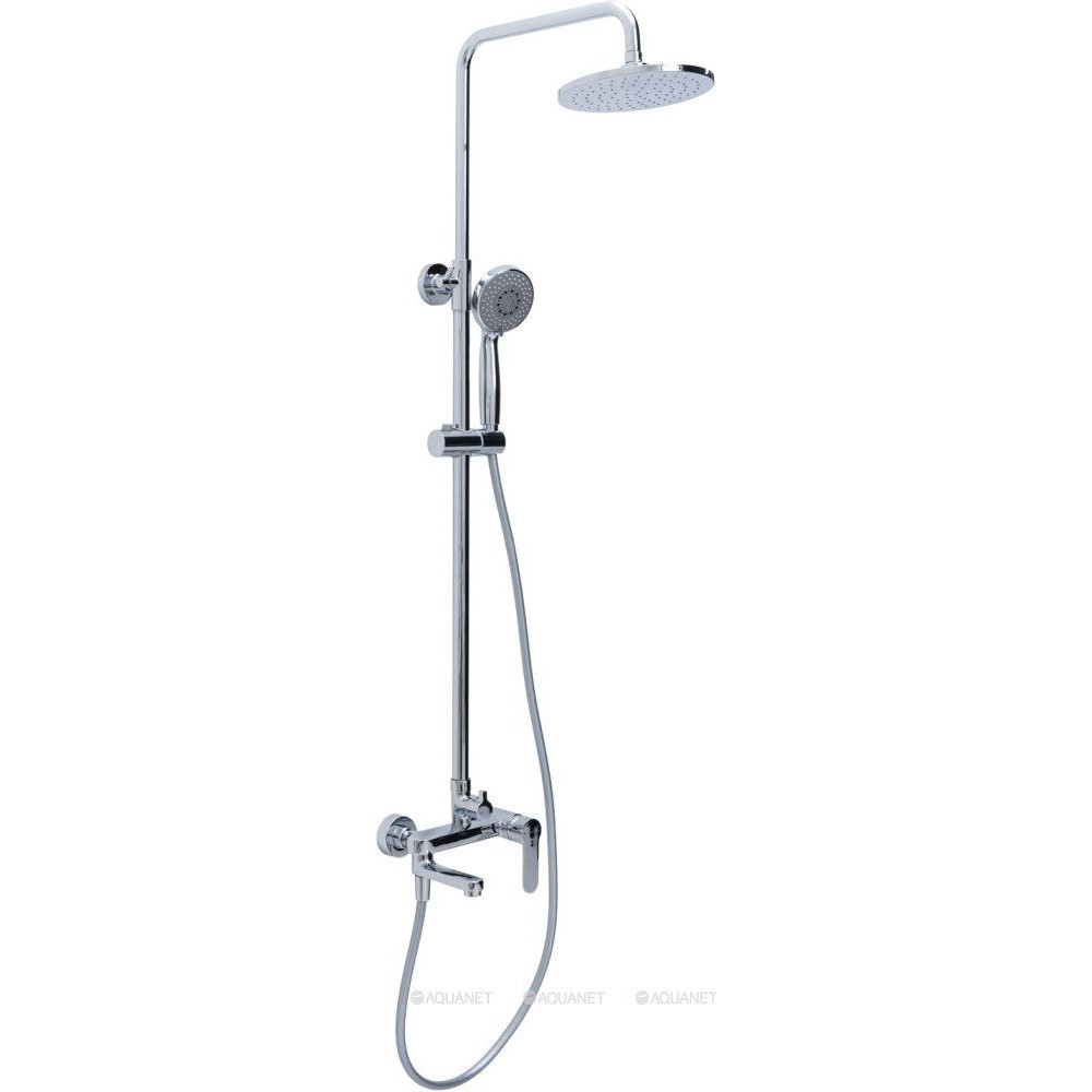 Душевая колонна Aquanet Passion R3 с верхним душем 200 мм и смесителем с изливом 00212273