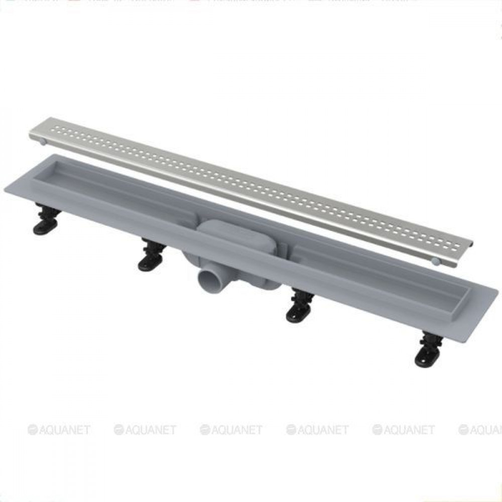 Водоотводящий желоб AlcaPlast Simple с порогами 650 мм APZ9-650M