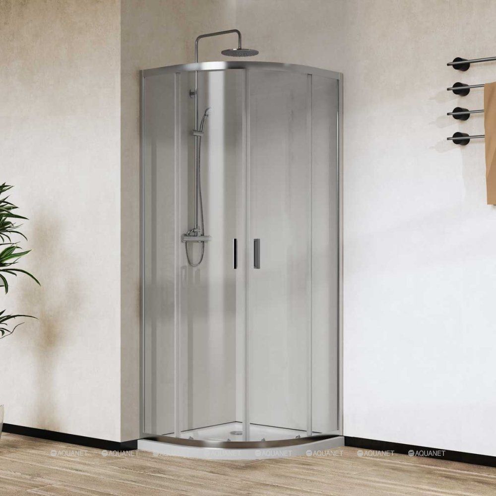 Душевой уголок Vincea City 800х800 мм хром стекло прозрачное VSQ-5CT800CL