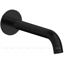 Излив из стены Aquanet Static 200 мм черный матовый AF330-98B