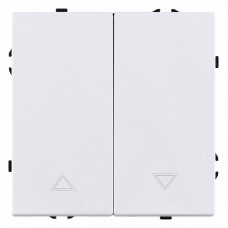 Выключатель для жалюзи без рамки Kollinger Eclipse EC-013WH