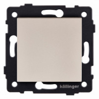 Выключатель перекрестный одноклавишный без рамки Kollinger  REA-S-006GD
