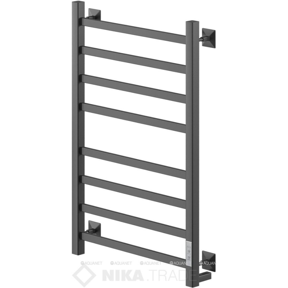 Полотенцесушитель  Ника STEP-1 80/50 (U) черный матовый RAL 9005 00325258