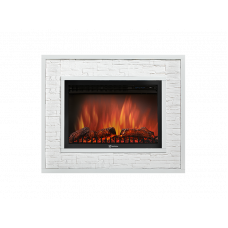 Портал для электрокамина Firelight Loft 30 белый камень белая эмаль НС-1182357