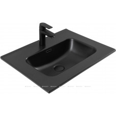 Раковина-столешница Aquanet Flat 60 черный матовый 00329253 Раковина-столешница Aquanet Flat 60 черный матовый 00329253