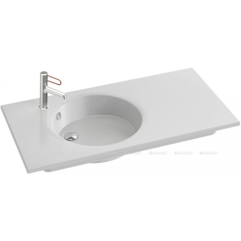 Раковина Jacob Delafon Odeon Rive Gauche 100 см шлифованная снизу EXAU112-Z-00
