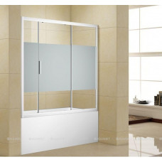Шторка для ванны Aquanet Practic 1800 мм хром полоска 6 мм AE10-B-180H150U-CP