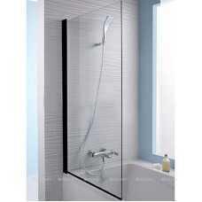 Душевая шторка на ванну Jacob Delafon Struktura 80x140 см профиль черный E6D042-BL Душевая шторка на ванну Jacob Delafon Struktura 80x140 см профиль черный E6D042-BL