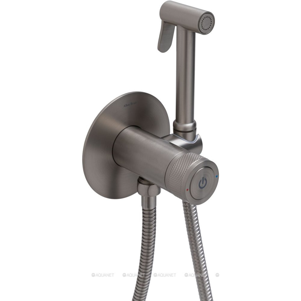 Смеситель с гигиеническим душем Allen Brau Liberty Push key никель 5.33005-BN