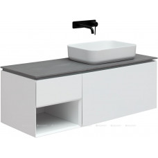 Тумба под раковину Allen Brau INFINITY 120 R 1+1 белый матовый 1.21008.WM