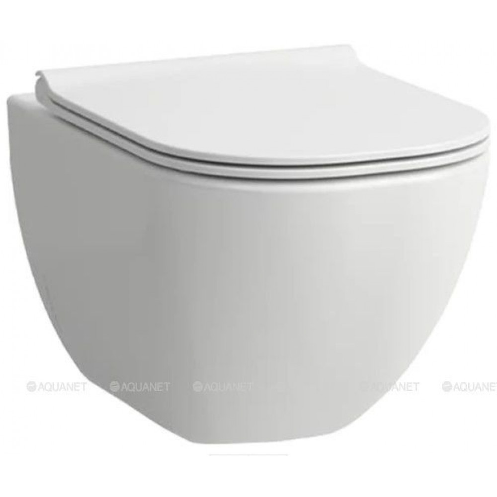 Унитаз подвесной Laufen Basal 530х360 мм Rimless с сиденьем 8.66E1.0.000.000.1