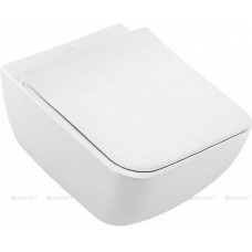 Унитаз подвесной Villeroy & Boch Venticello 375x560 мм CeramicPlus с сиденьем 4611RLR1