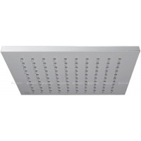 Верхний душ с кронштейном Paffoni Syncro 200x200 мм белый матовый ZSOF075BO/ZSOF063BO