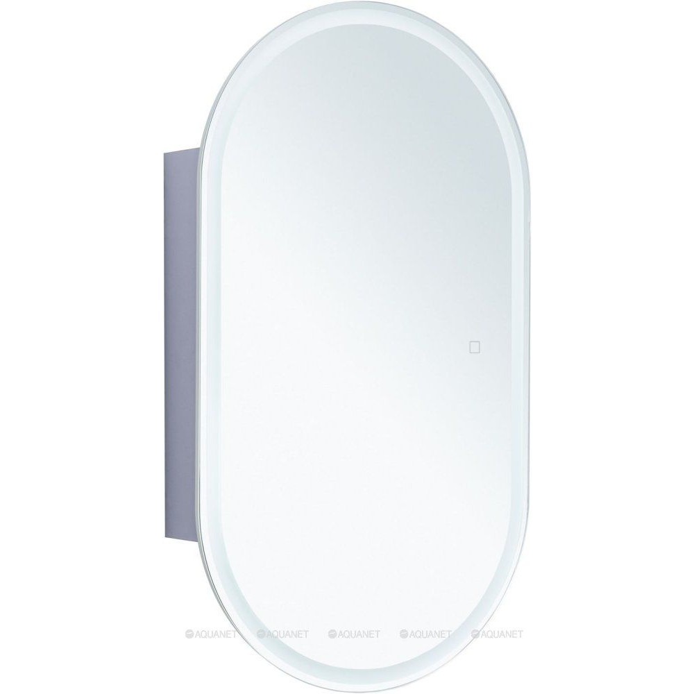 Зеркальный шкаф Aquanet Монте овал 50х90 LED 00344787