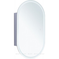 Зеркальный шкаф Aquanet Монте овал 50х90 LED 00344787
