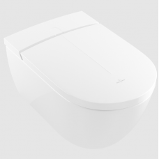 Унитаз-биде подвесной Villeroy & Boch ViClean 385x595x400 мм белый Alpin V0E200R1