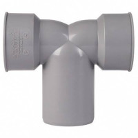 Отвод канализационный сифонный двойной Ostendorf HT HTDSW 90° 40/50/40 мм RAL 7037 112970