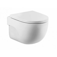 Унитаз подвесной Roca Meridian-N Rimless 360x480x400 мм белый 346244000 Унитаз подвесной Roca Meridian-N Rimless 360x480x400 мм белый 346244000