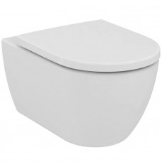 Унитаз подвесной безободковый Ideal Standard Ellisse с сиденьем белый T569201 Унитаз подвесной безободковый Ideal Standard Ellisse с сиденьем белый T569201