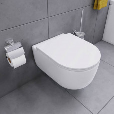 Унитаз подвесной безободковый AM.PM Spirit V2.0 с сиденьем микролифт DX86C1700SC