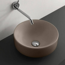 Раковина накладная Kerasan Cento 45 см без отверстия Nocciola 355781